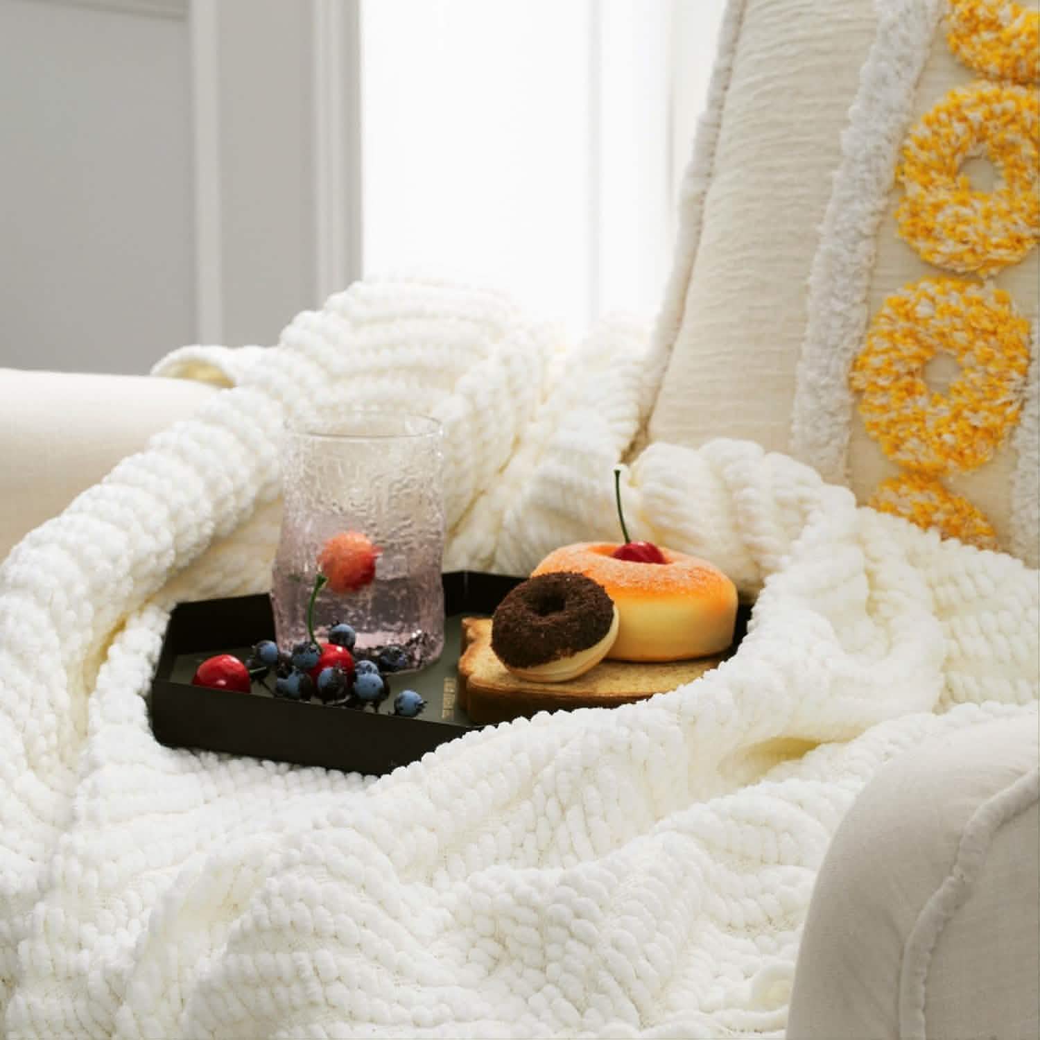 GentleSoft® GentleSoft Versatile Knit Woven Chenille Blanket