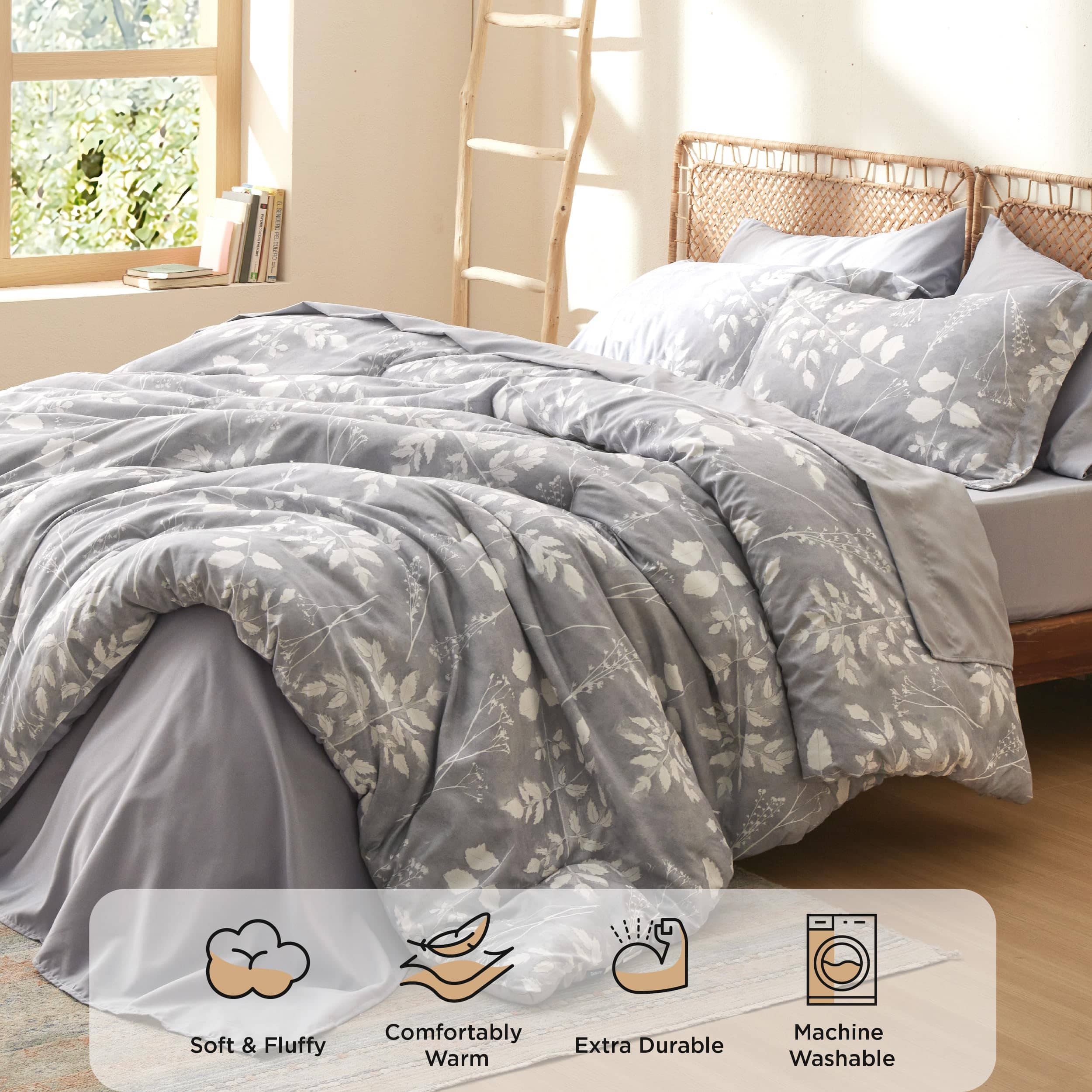 GentleSoft® Elegant Floral Comforter Sets
