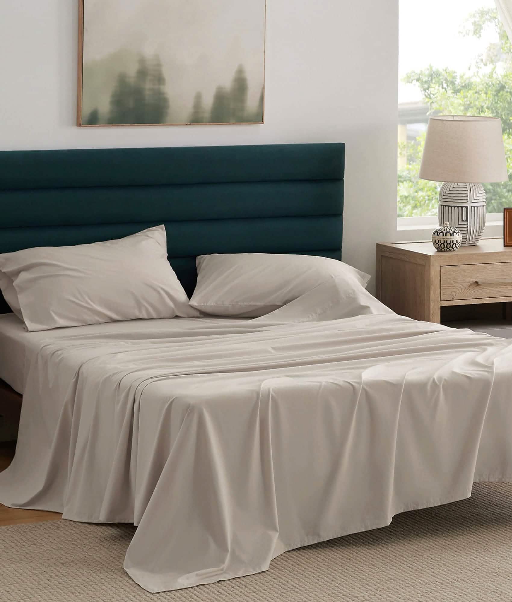 GentleSoft® Cotton Percale Weave Sheet Set