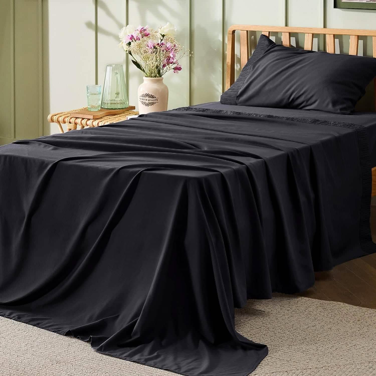GentleSoft® Ruched Sheet Set