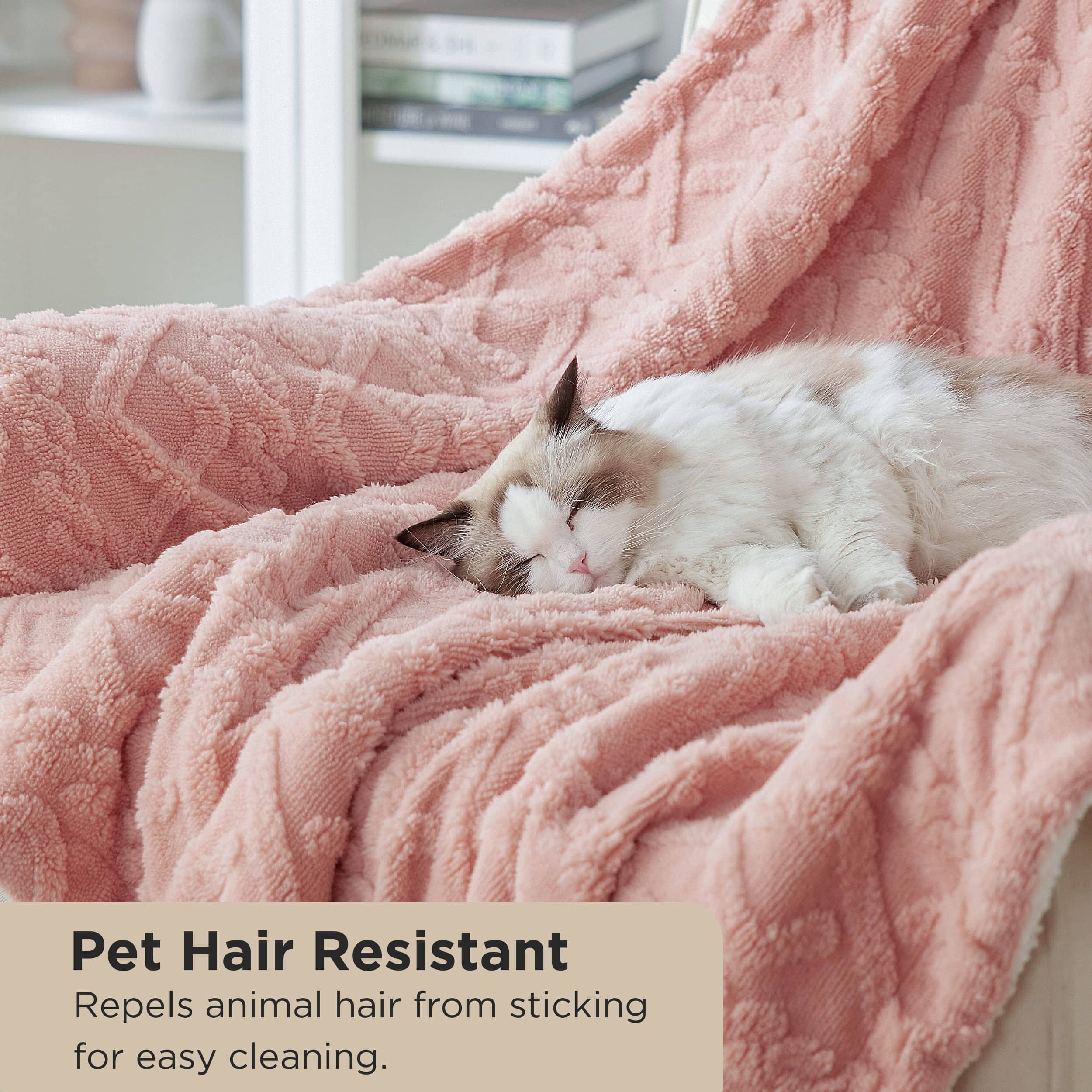 GentleSoft® Sherpa Throw Blanket For Couch