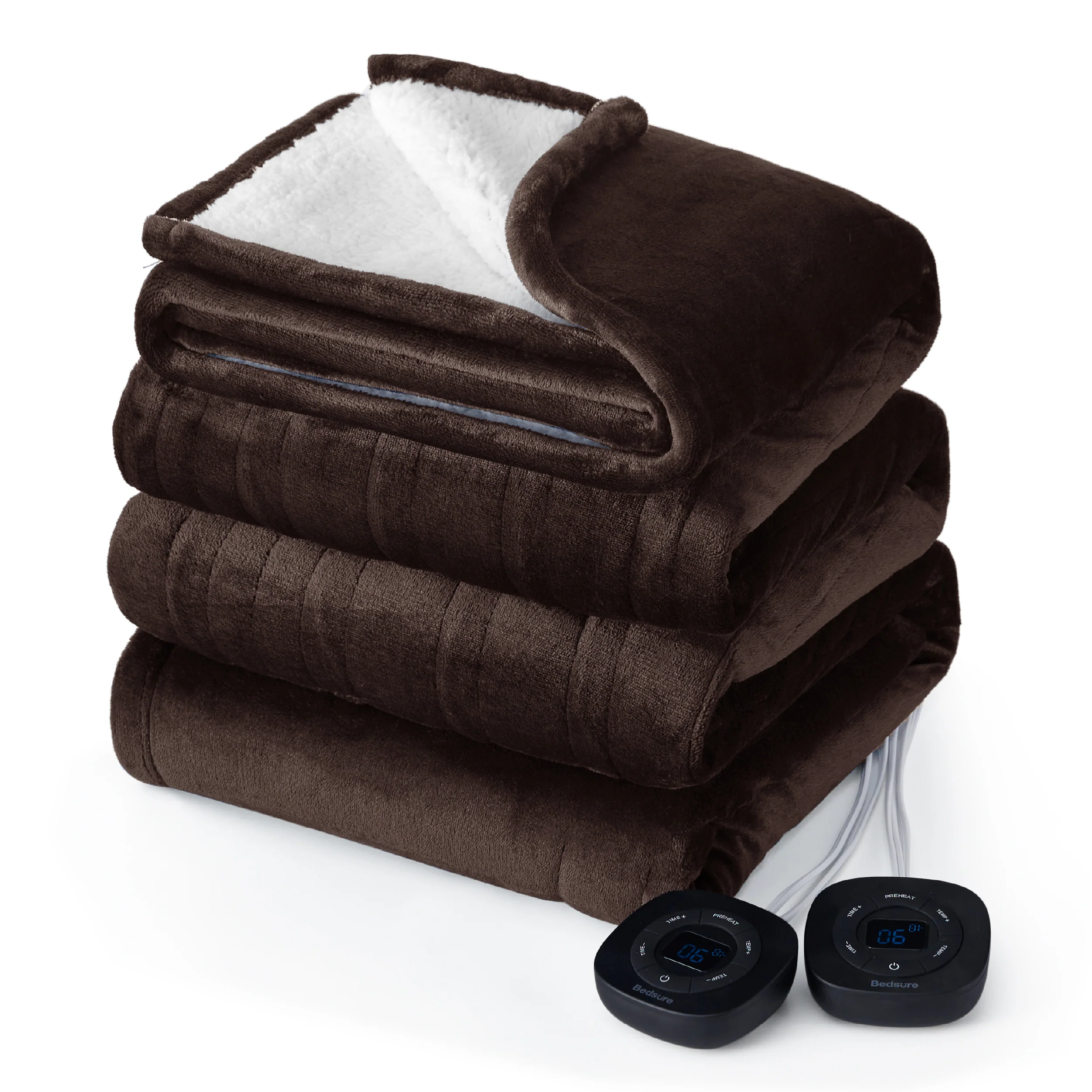 GentleSoft® Solid Flannel Heated Blanket