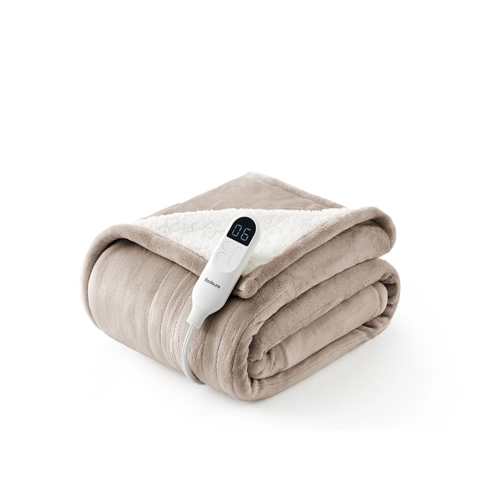 GentleSoft® Solid Flannel Heated Blanket