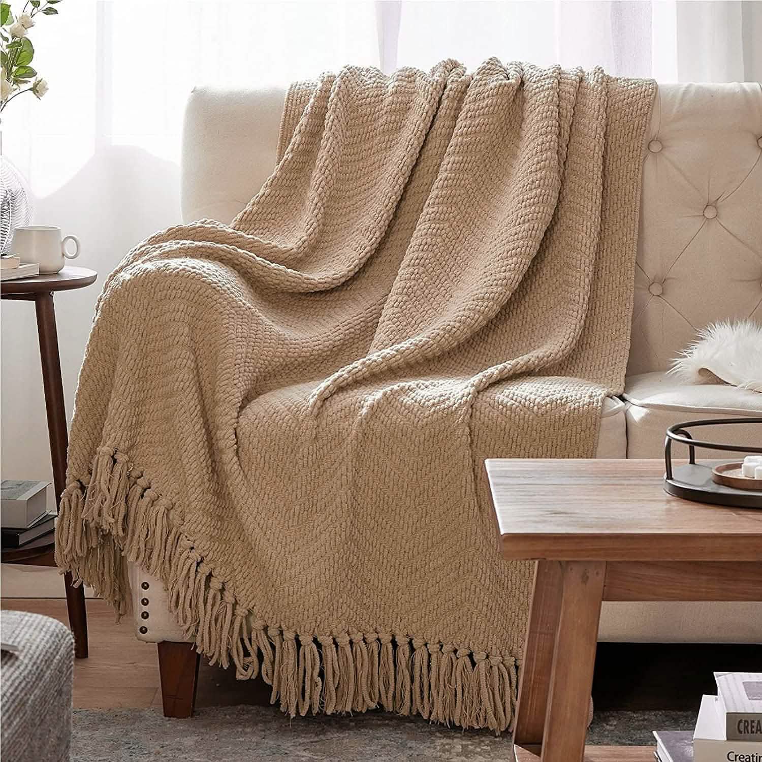 GentleSoft® GentleSoft Versatile Knit Woven Chenille Blanket