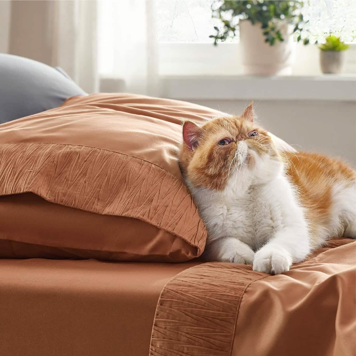 GentleSoft® Ruched Sheet Set