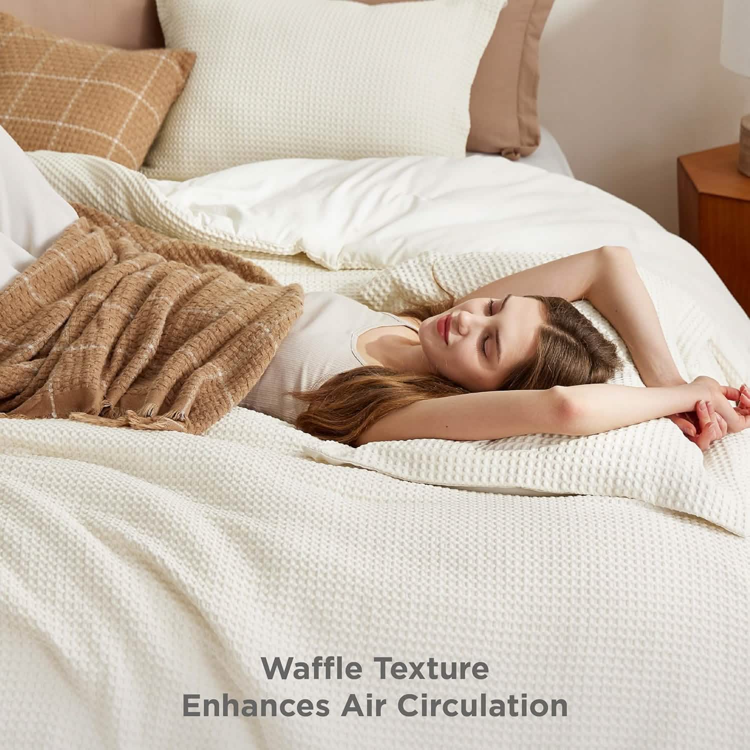 GentleSoft® Classic Waffle Weave Comforter Set