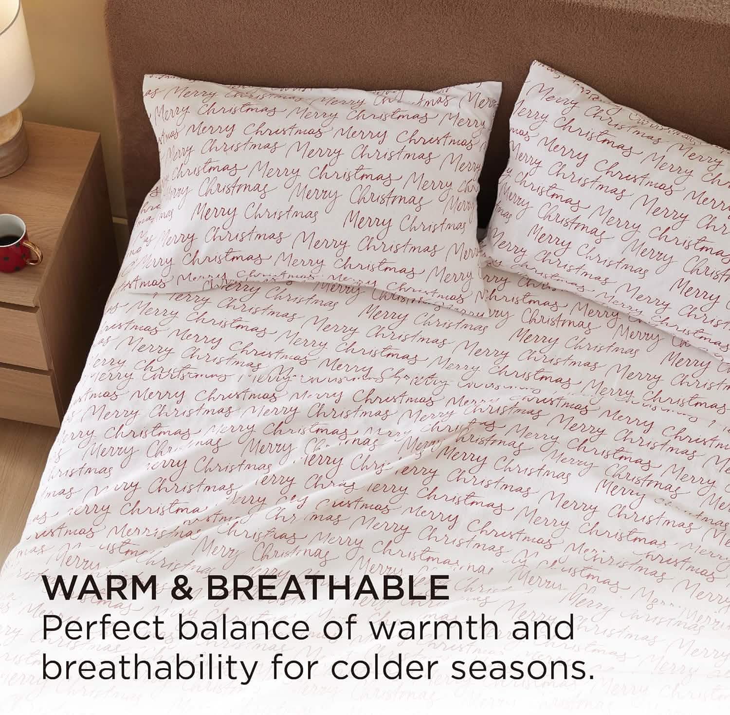 GentleSoft® 100% Cotton Flannel Sheets Burgundy