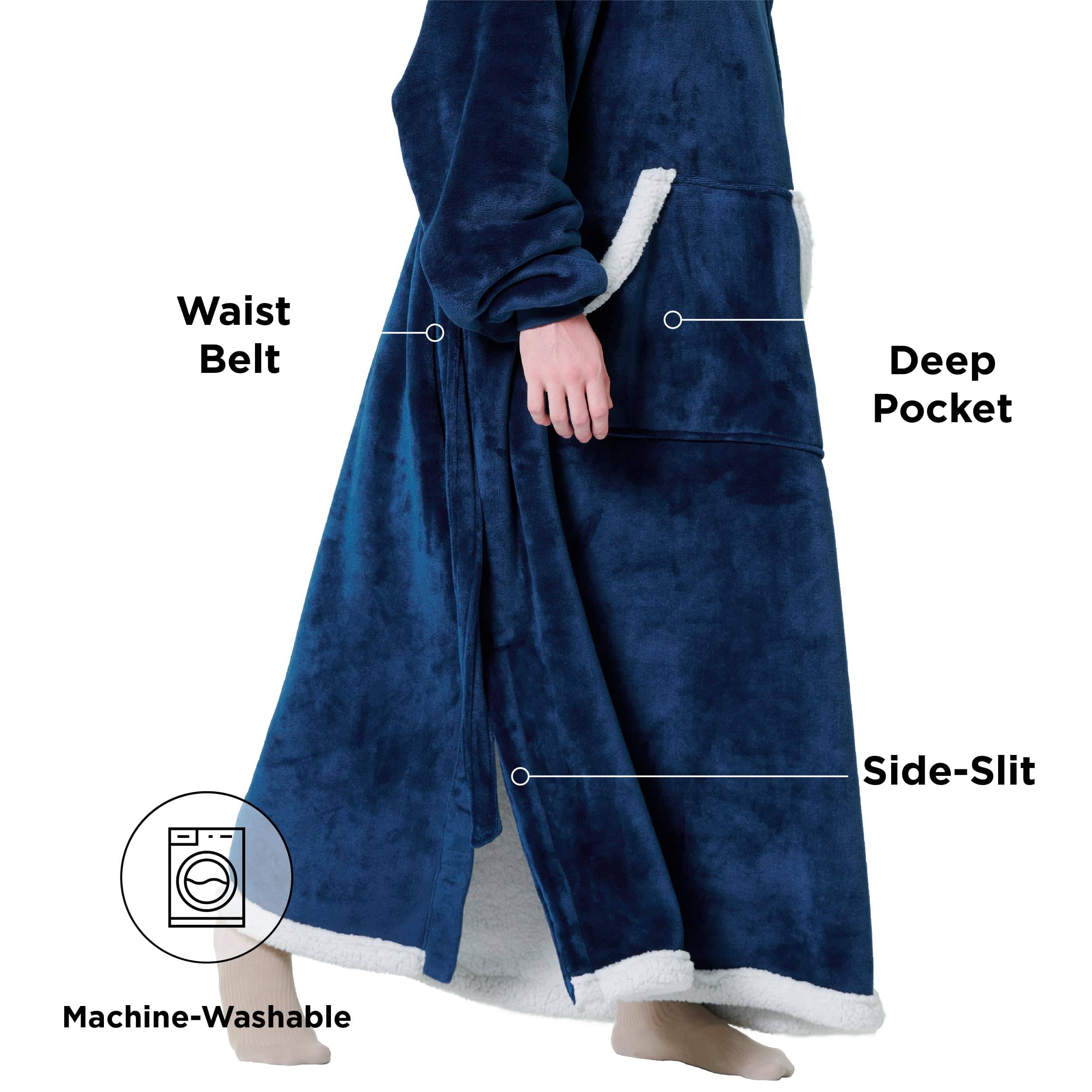 GentleSoft® Sherpa Fleece Wearable Blanket