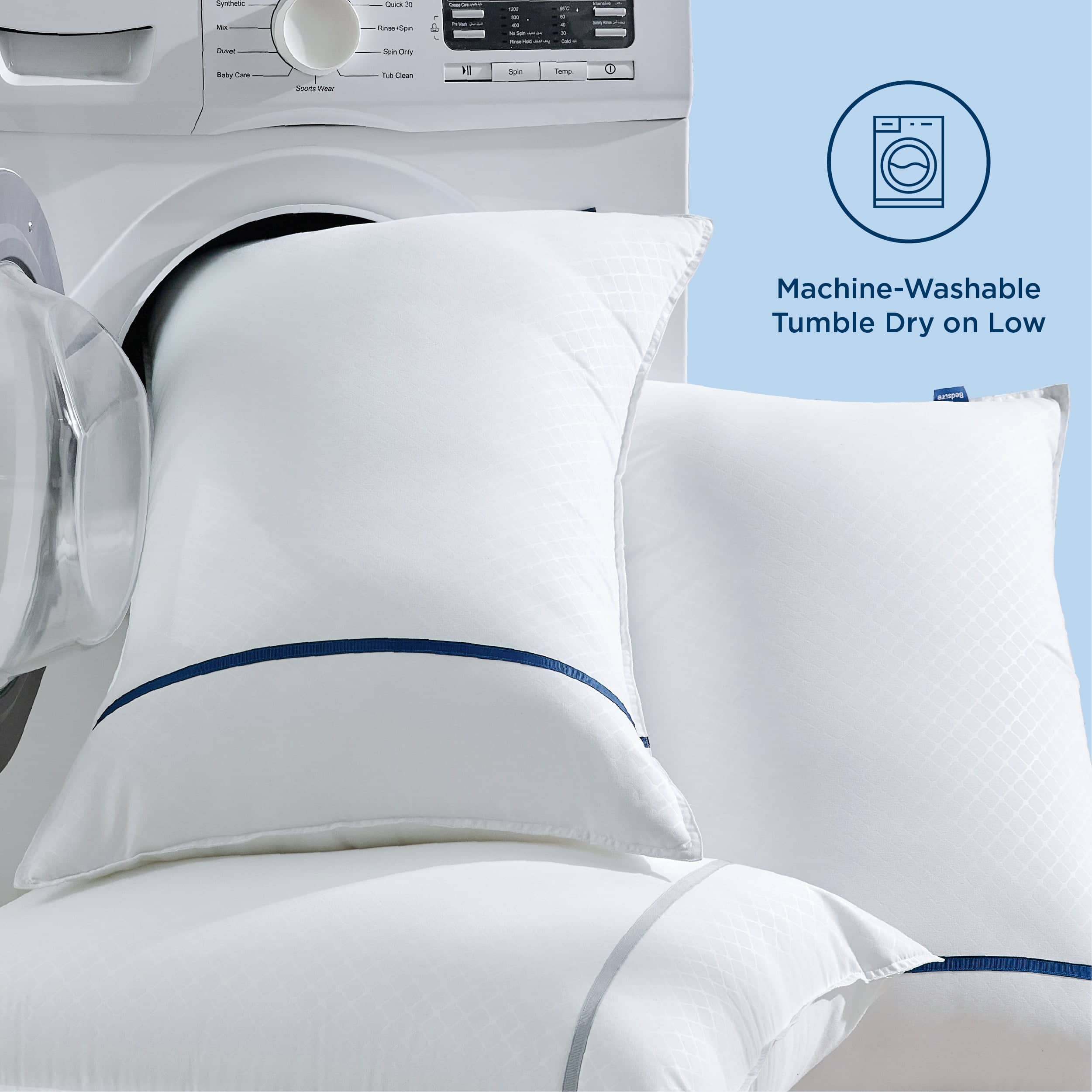 GentleSoft® Diamond Pattern Pillows 2pk