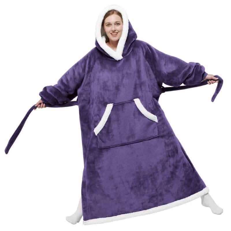 GentleSoft® Sherpa Fleece Wearable Blanket