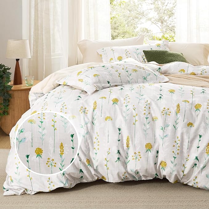 GentleSoft® Reversible Beige Duvet Cover Set