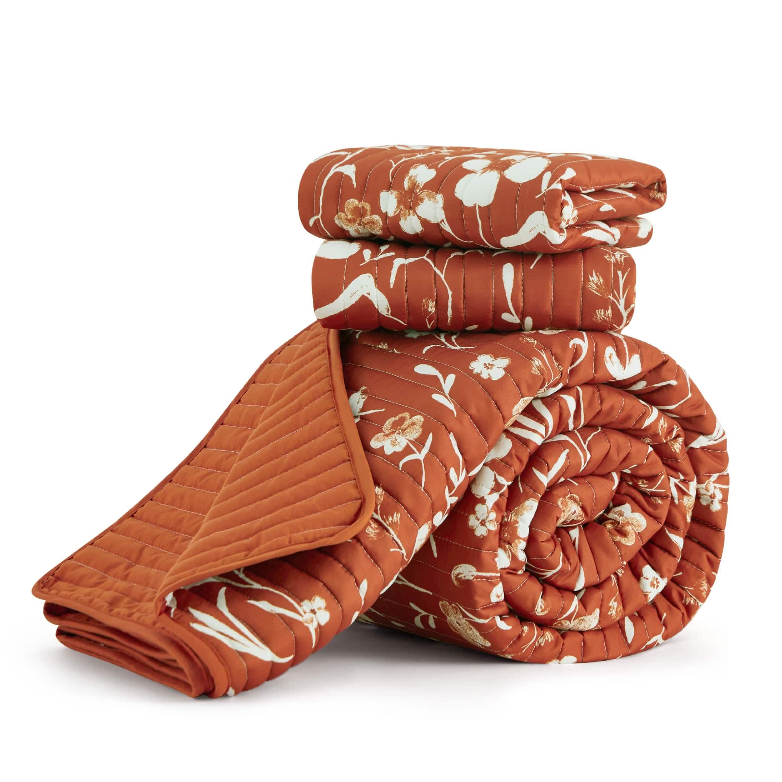 GentleSoft® Botanical Quilt Set