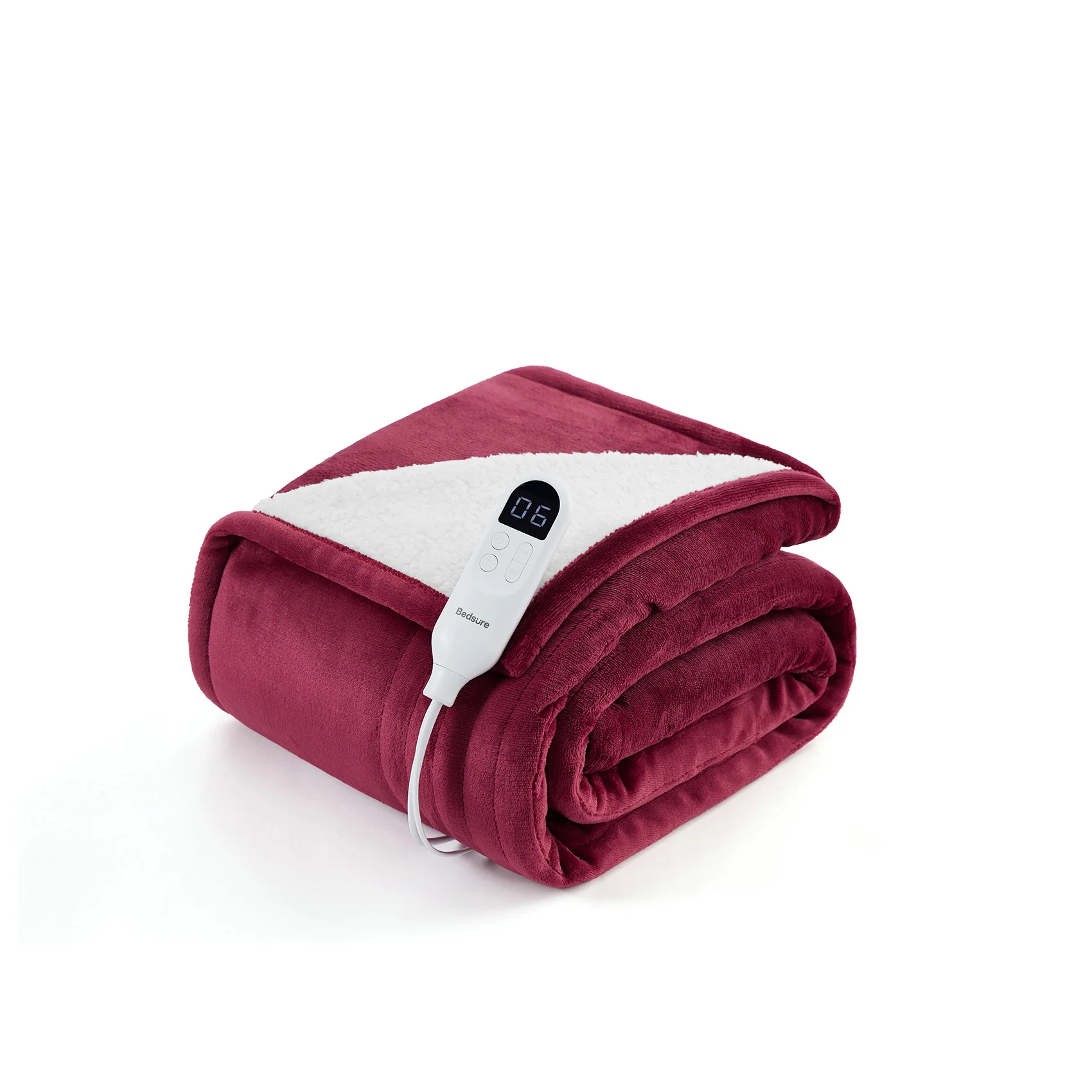 GentleSoft® Solid Flannel Heated Blanket