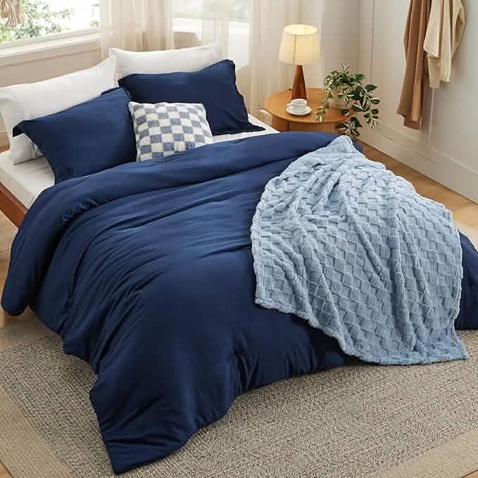 GentleSoft® Checkered Comforter Set
