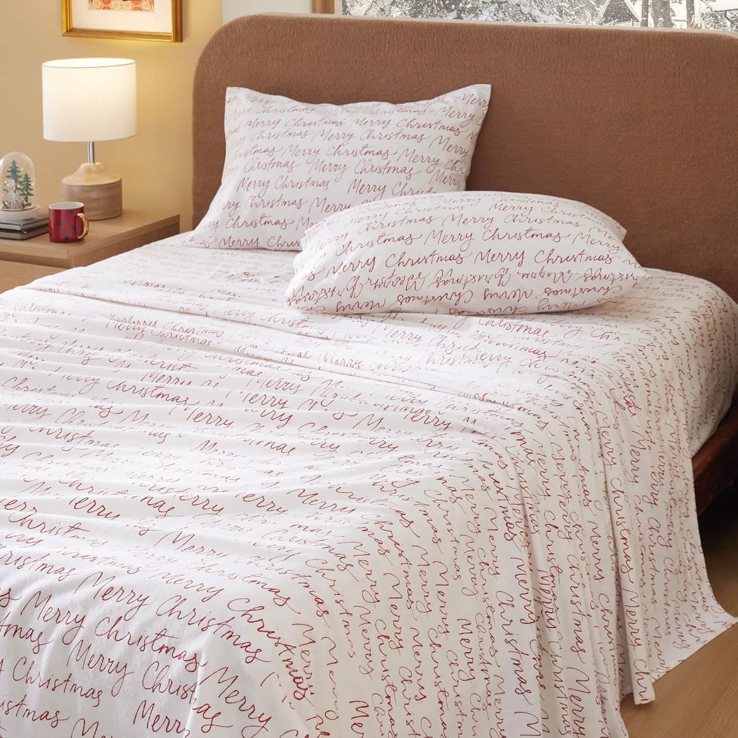GentleSoft® 100% Cotton Flannel Sheets Burgundy