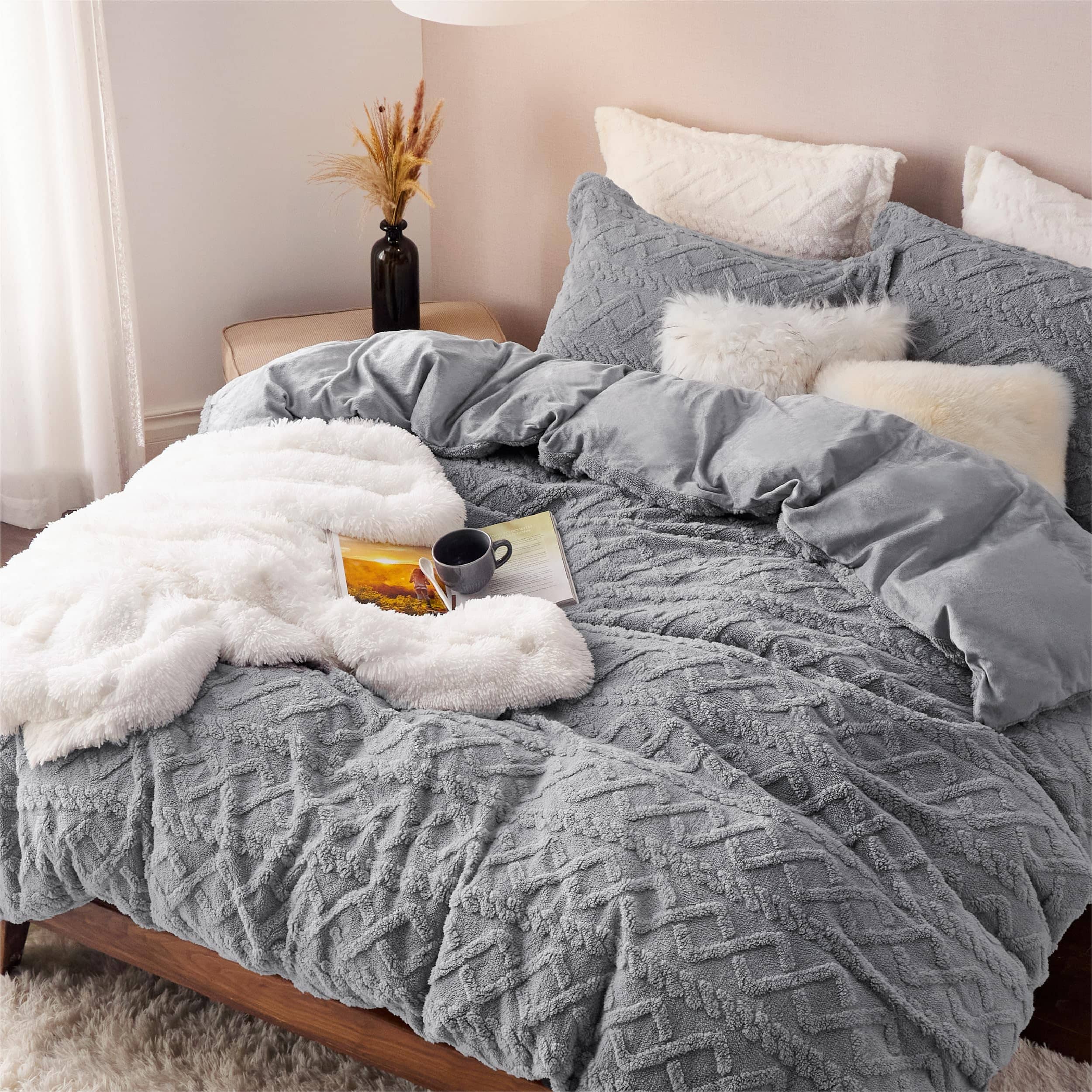 GentleSoft® Fluffy Boho Duvet Cover Set
