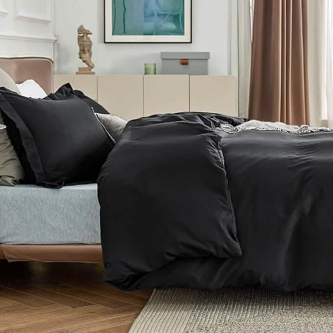 GentleSoft® Brushed Microfiber Duvet Cover Sets With Fitted Sheet
