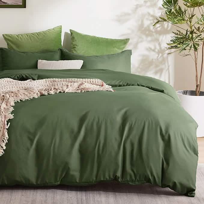 GentleSoft® Brushed Microfiber Duvet Cover Sets With Fitted Sheet