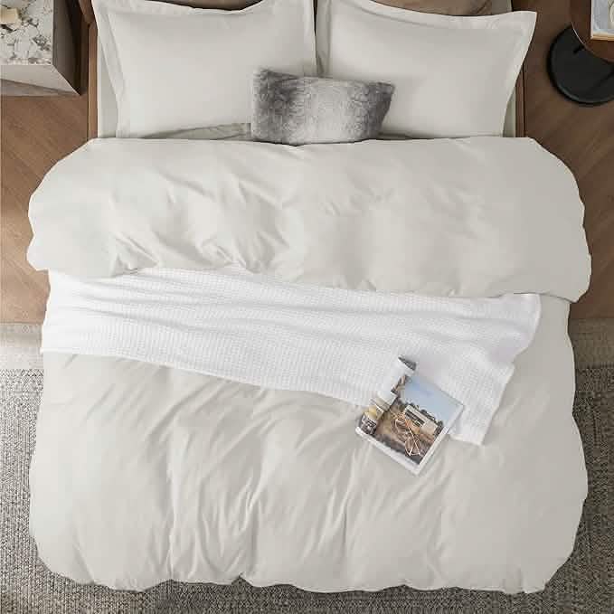 GentleSoft® Brushed Microfiber Duvet Cover Sets With Fitted Sheet