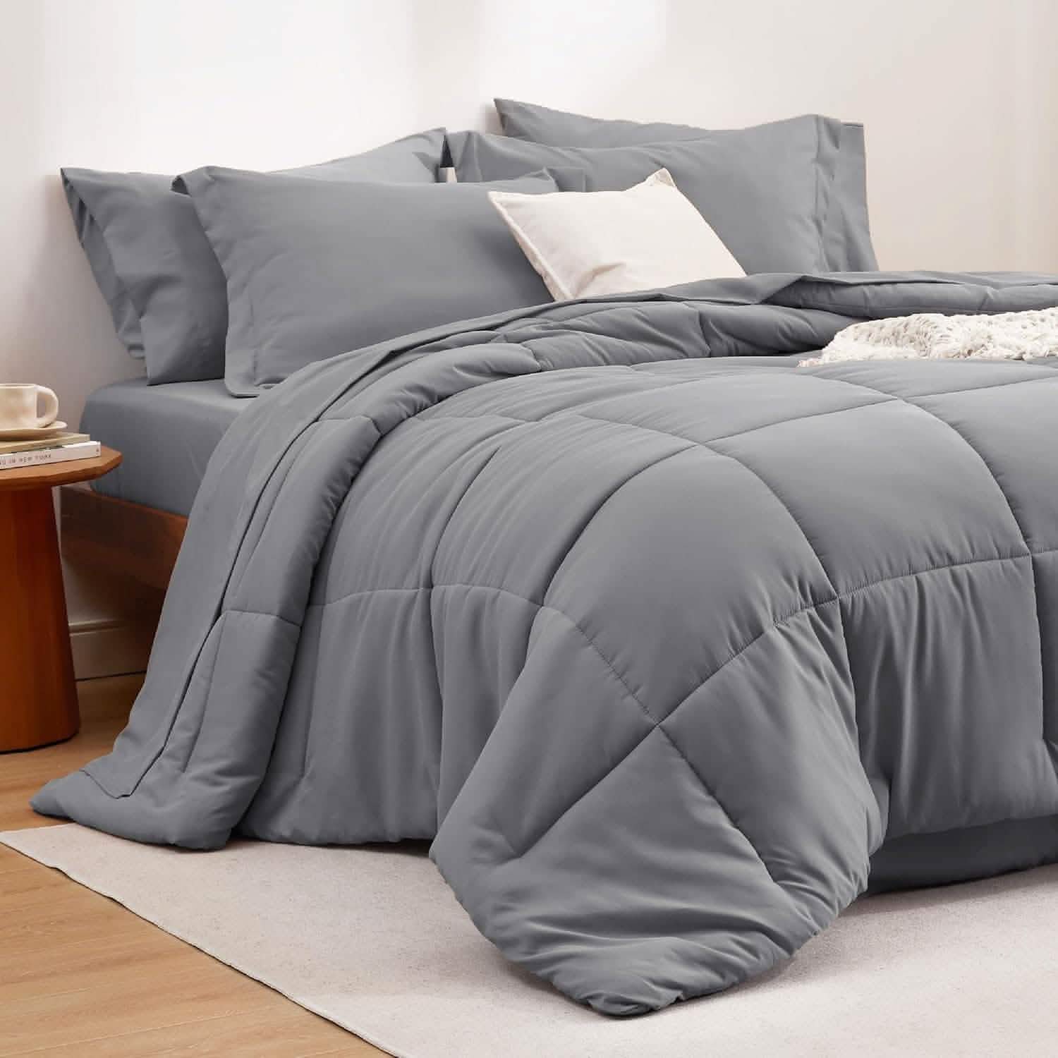 GentleSoft® Comforter Set - 7 Pieces Solid