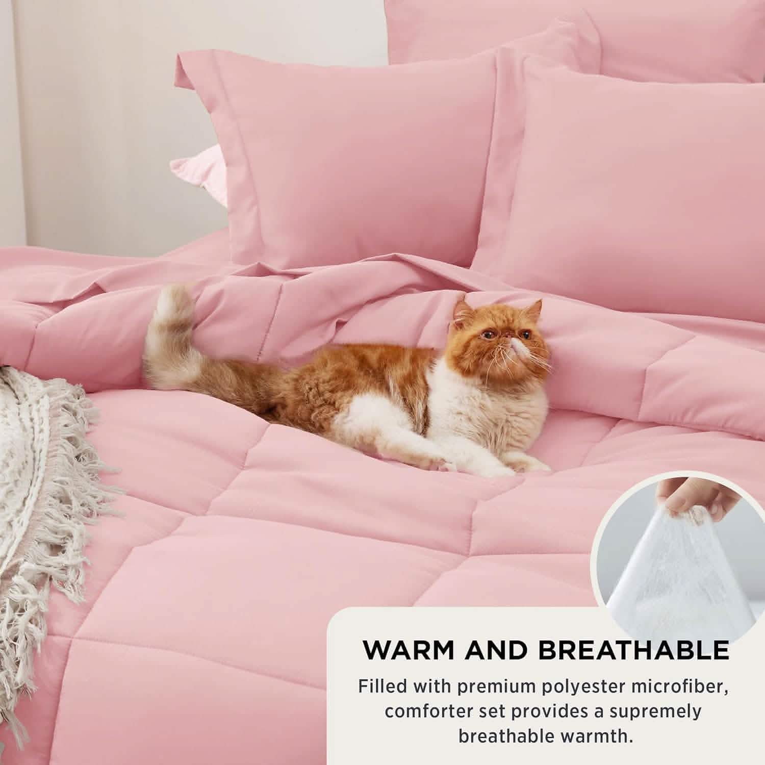 GentleSoft® Comforter Set - 7 Pieces Solid