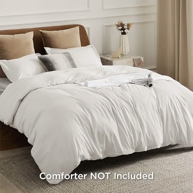 GentleSoft® Brushed Microfiber Duvet Cover Sets With Fitted Sheet