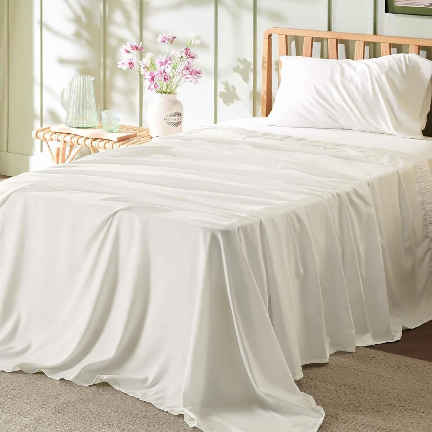 GentleSoft® Ruched Sheet Set