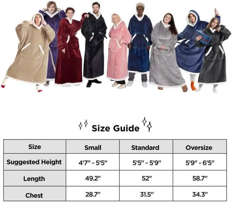 GentleSoft® Sherpa Fleece Wearable Blanket
