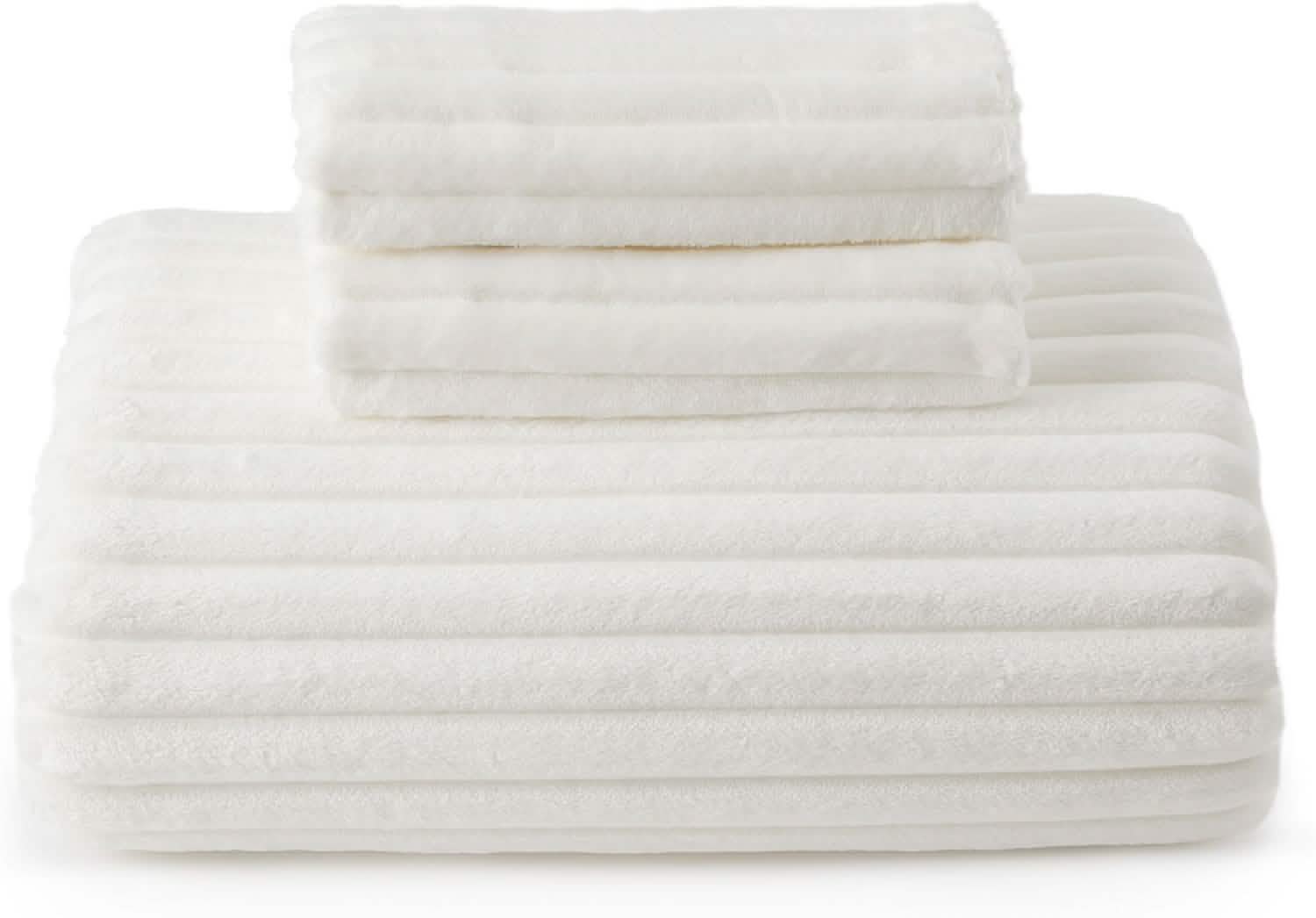 GentleSoft® Striped Flannel Duvet Cover Set