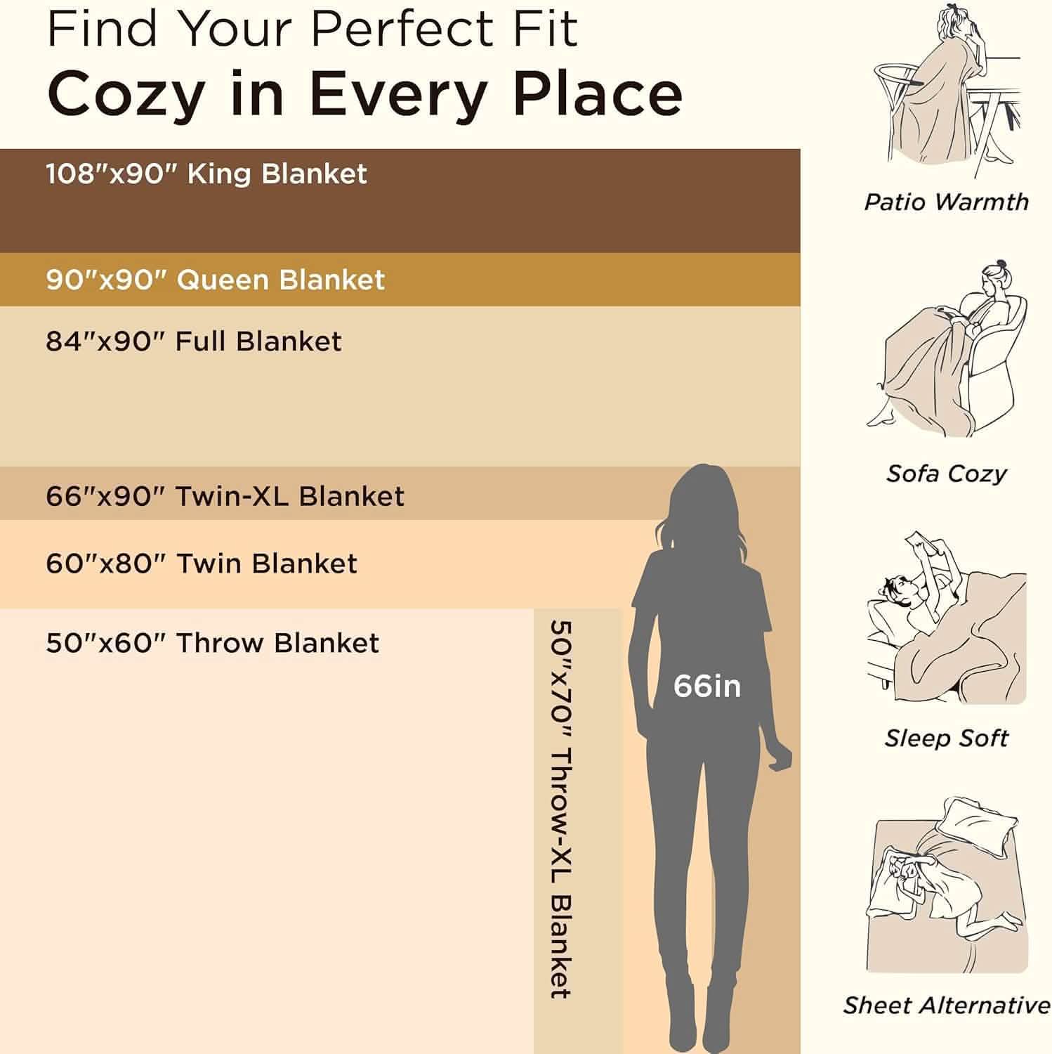 GentleSoft® Sherpa Printed Throw Blanket