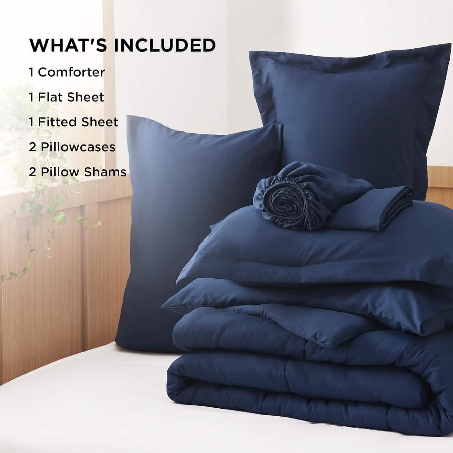 GentleSoft® Comforter Set - 7 Pieces Solid