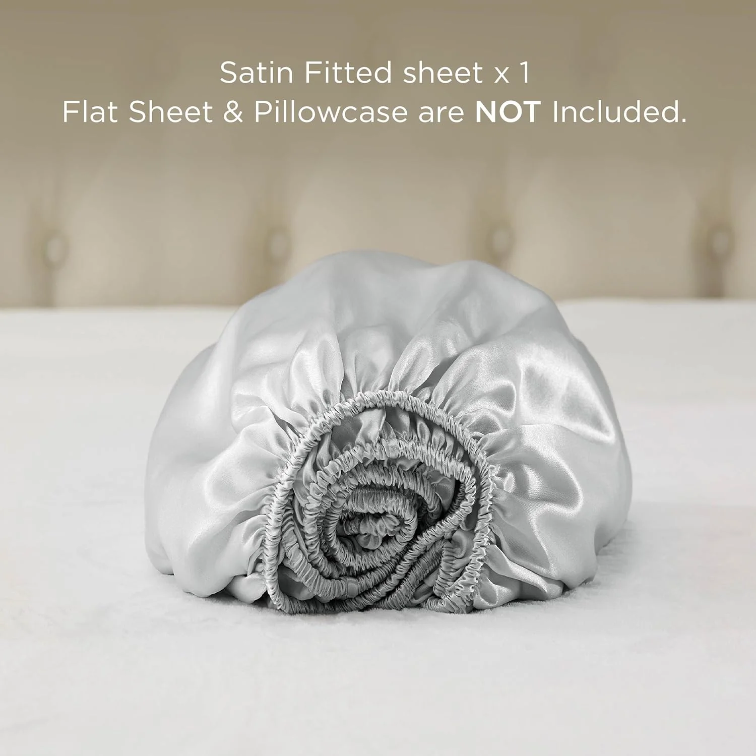 GentleSoft® Satin Fitted Sheet