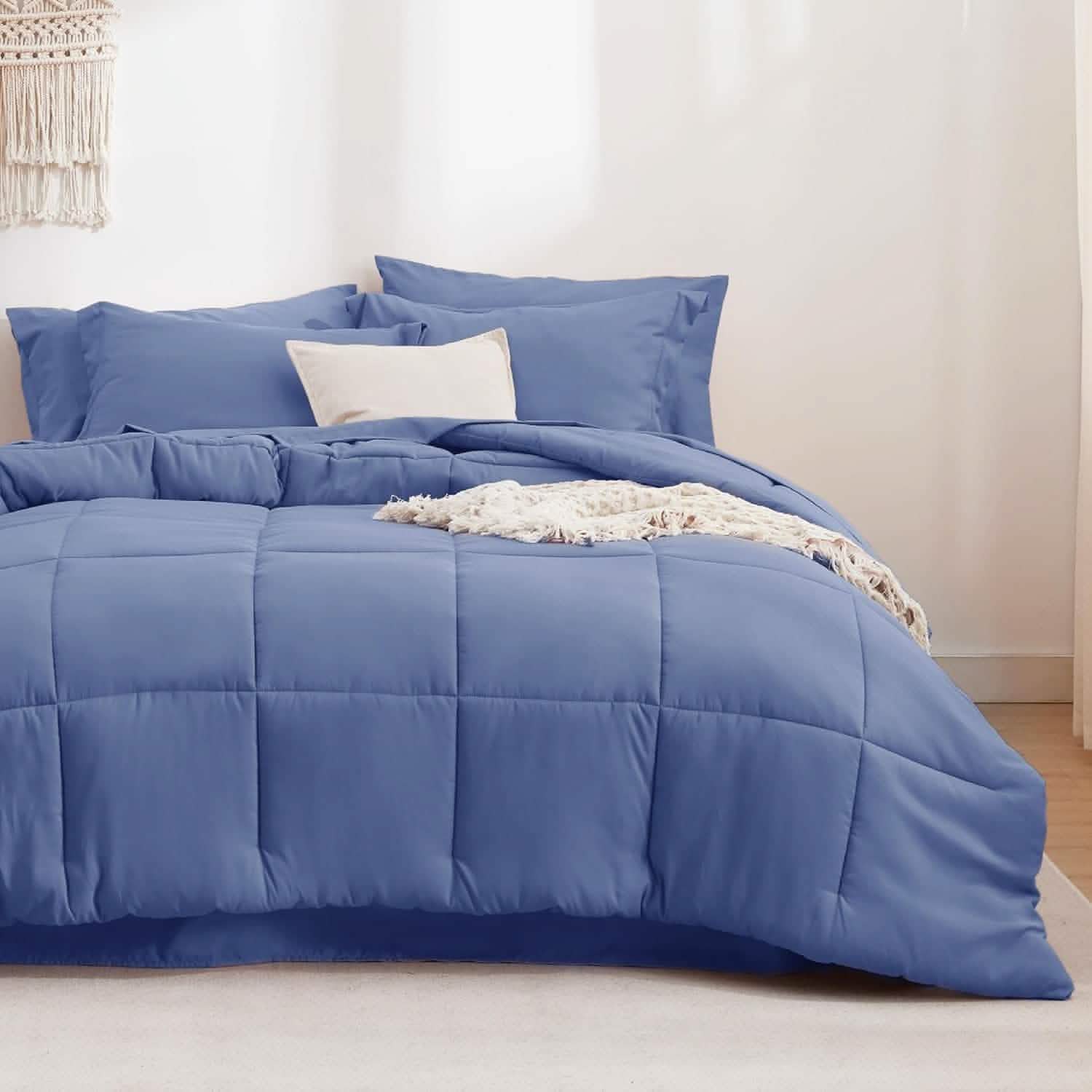 GentleSoft® Comforter Set - 7 Pieces Solid