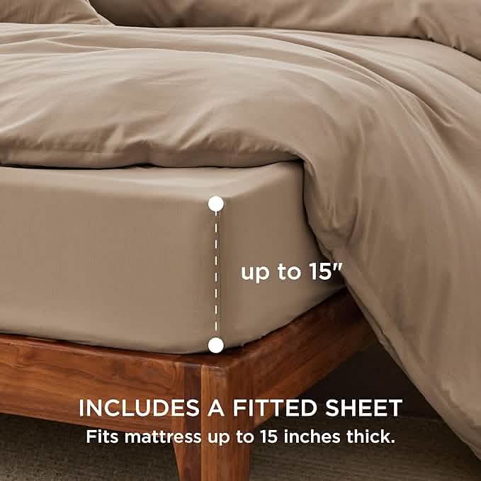 GentleSoft® Prewashed Microfiber Duvet Cover Set