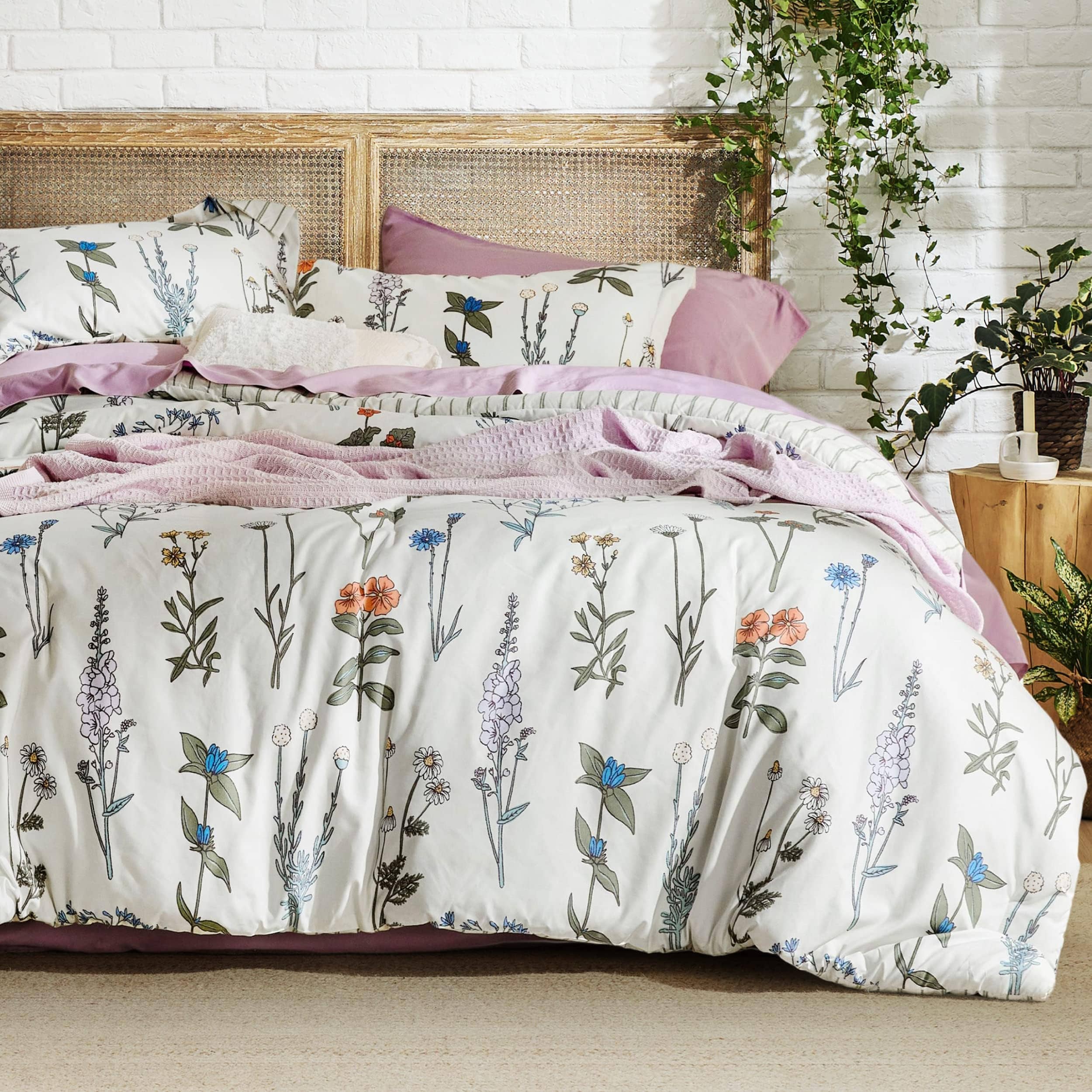GentleSoft® Retro Botanical Comforter Set