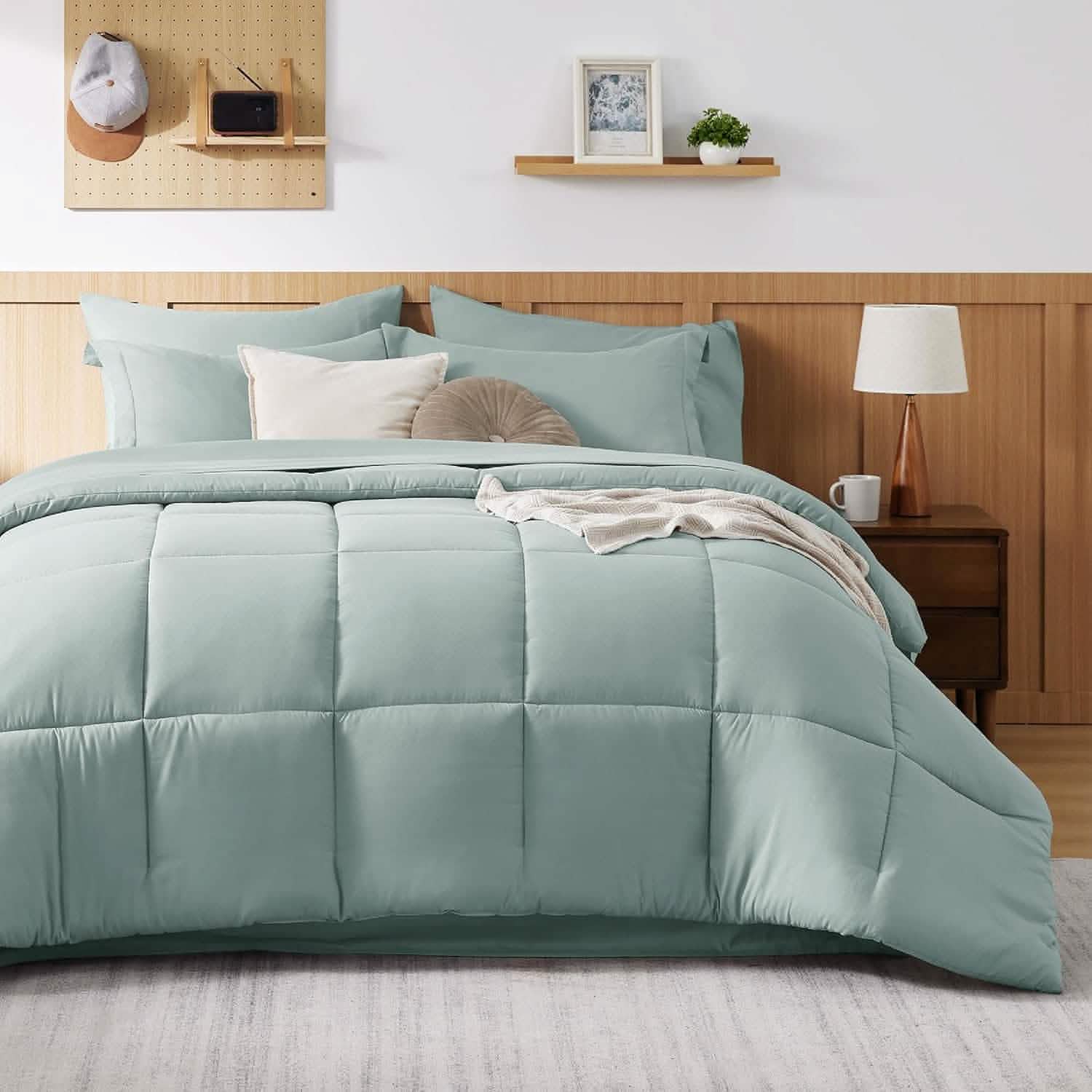 GentleSoft® Comforter Set - 7 Pieces Solid