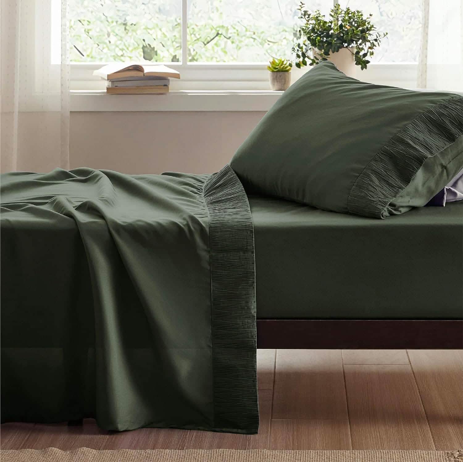 GentleSoft® Ruched Sheet Set