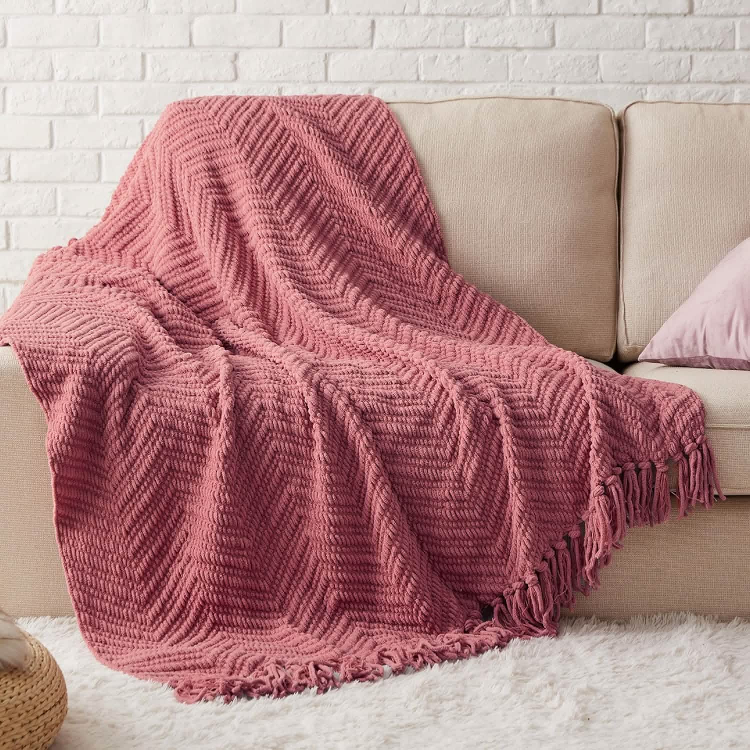 GentleSoft® GentleSoft Versatile Knit Woven Chenille Blanket