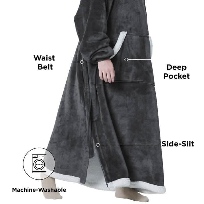 GentleSoft® Sherpa Fleece Wearable Blanket