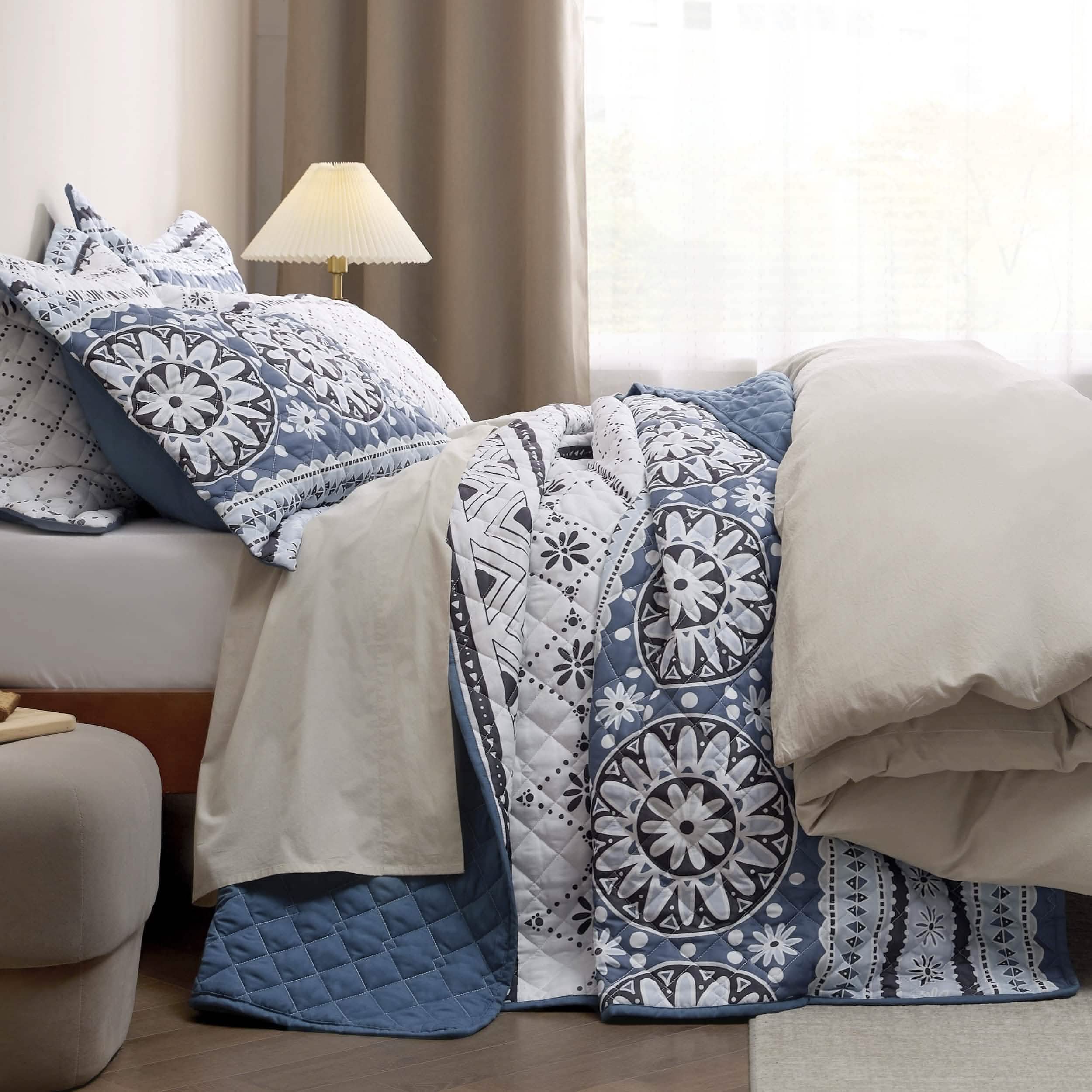 GentleSoft® Botanical Quilt Set