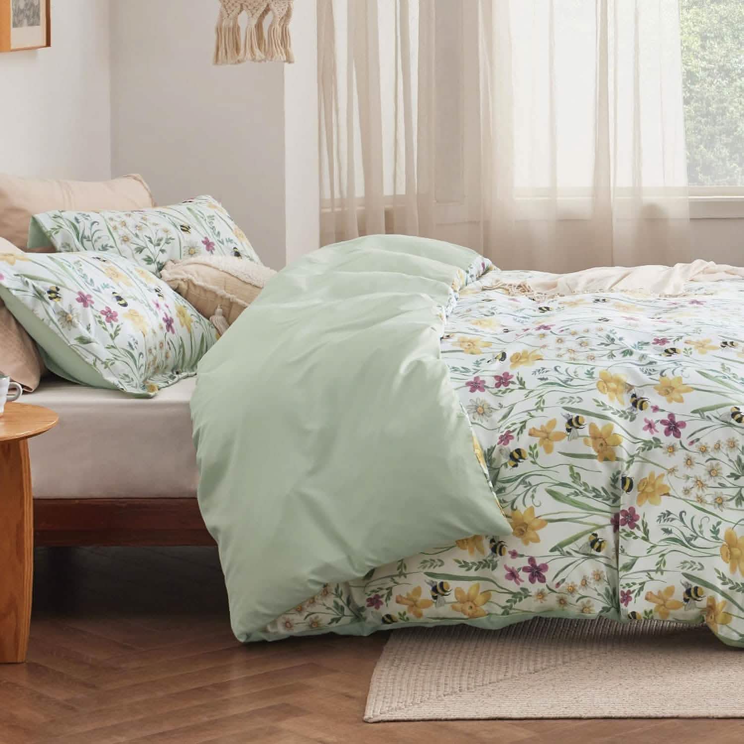 GentleSoft® Reversible Duvet Cover Set