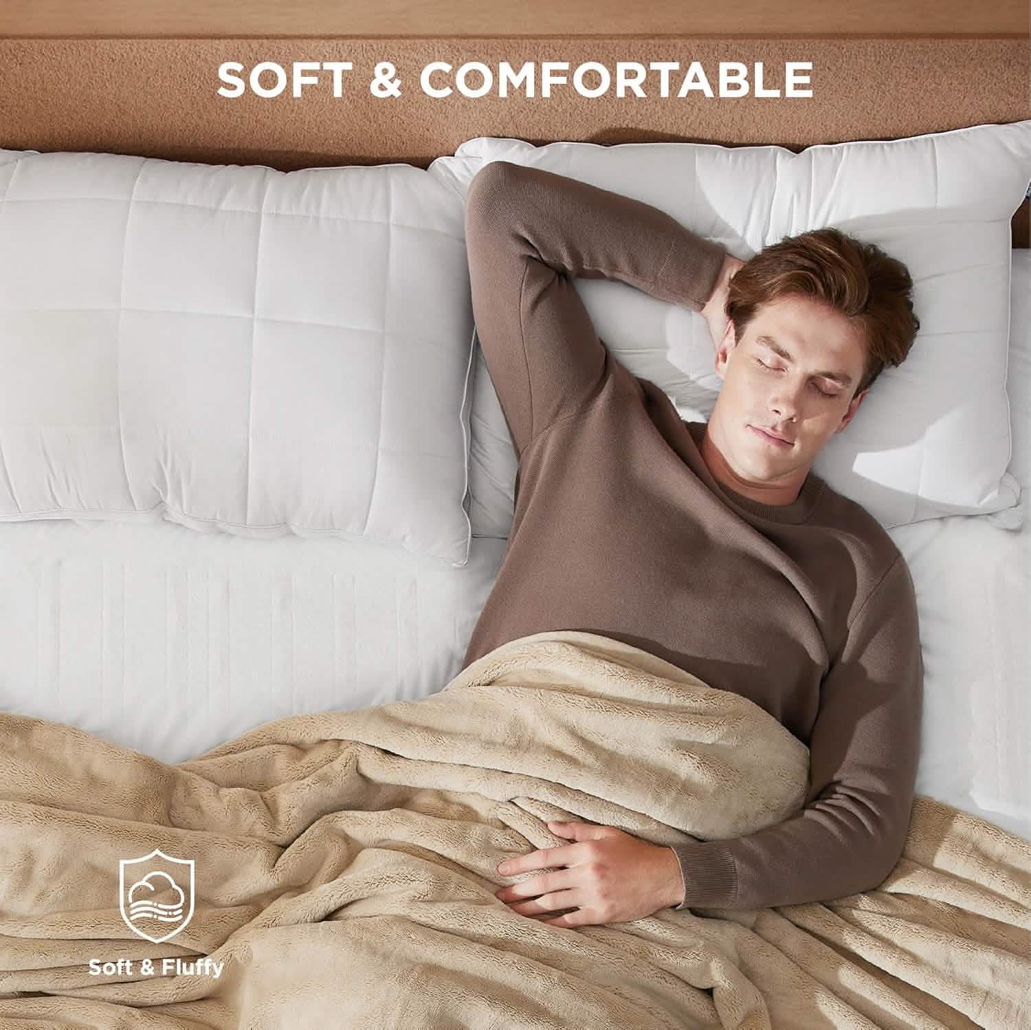 GentleSoft® Polyester Microfiber Heated Mattress Pad