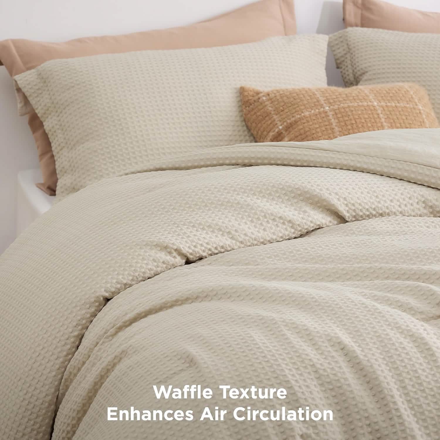 GentleSoft® Classic Waffle Weave Comforter Set