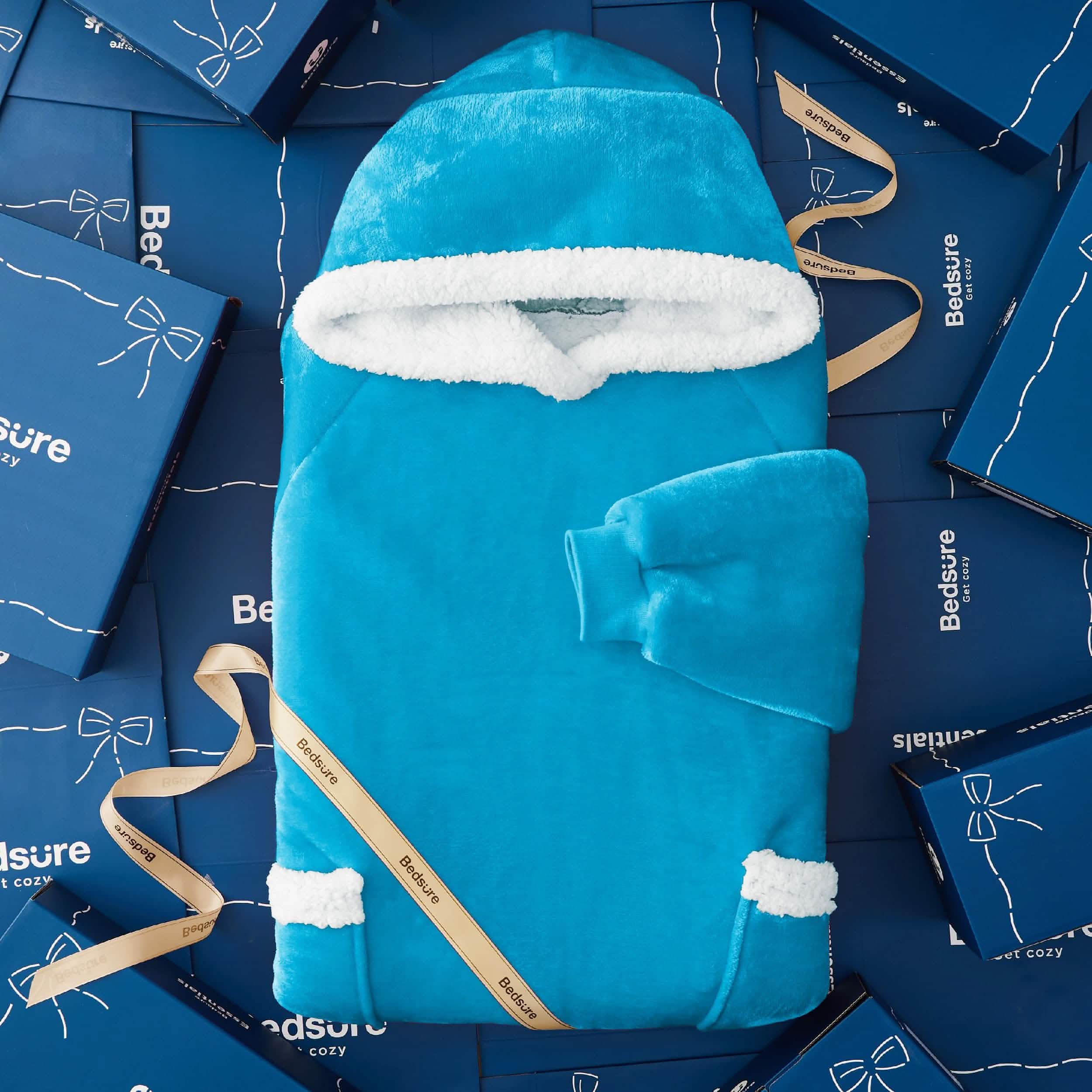 GentleSoft® Sherpa Fleece Wearable Blanket
