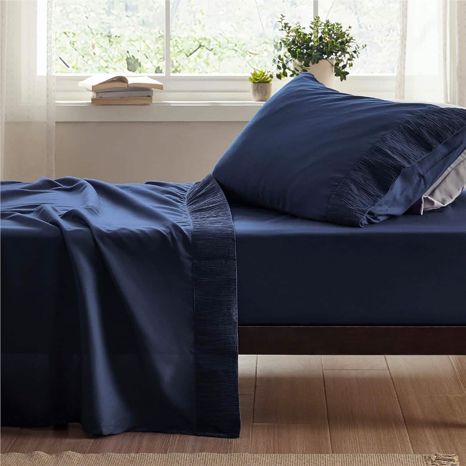 GentleSoft® Ruched Sheet Set