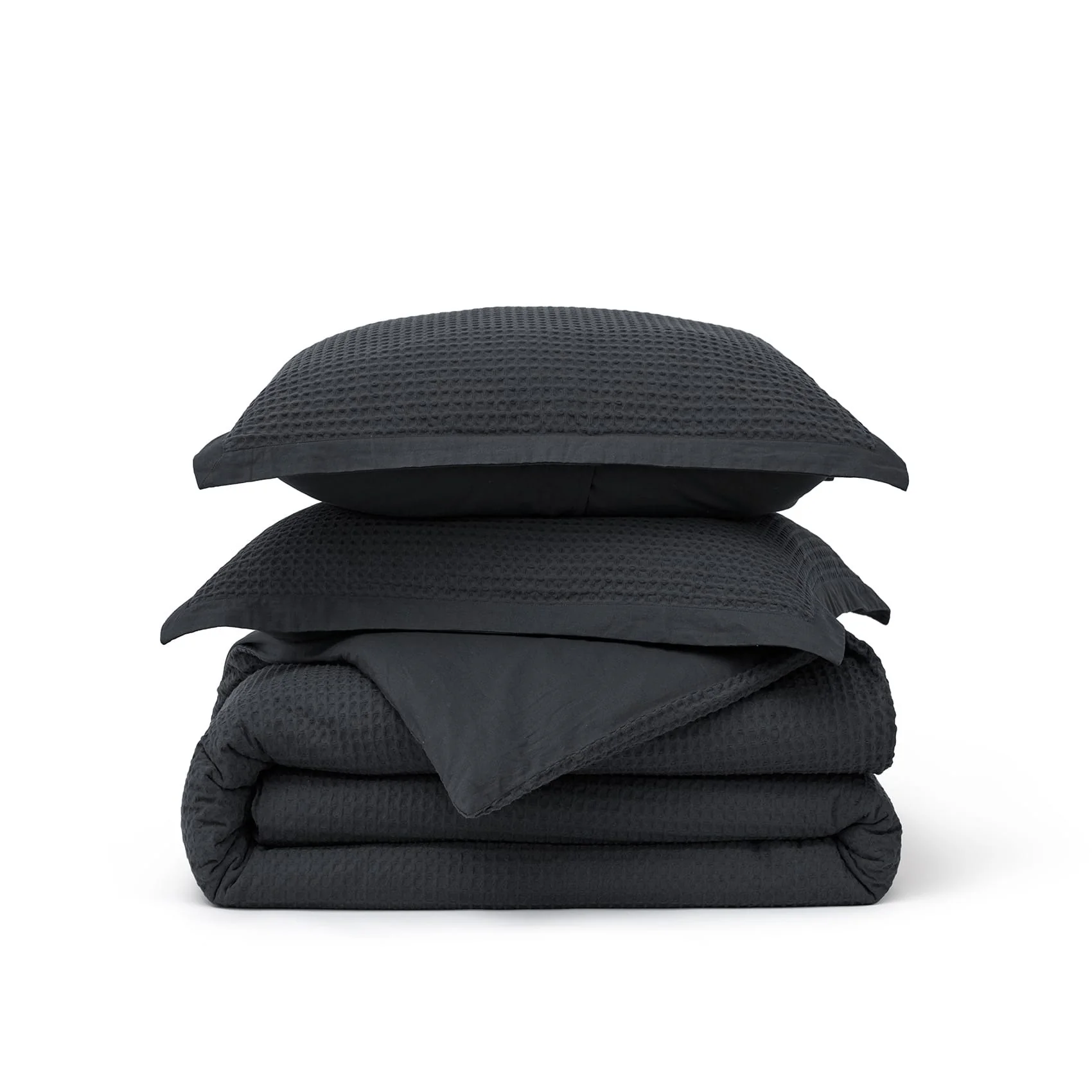 GentleSoft® Cotton Waffle Weave Duvet Cover Set