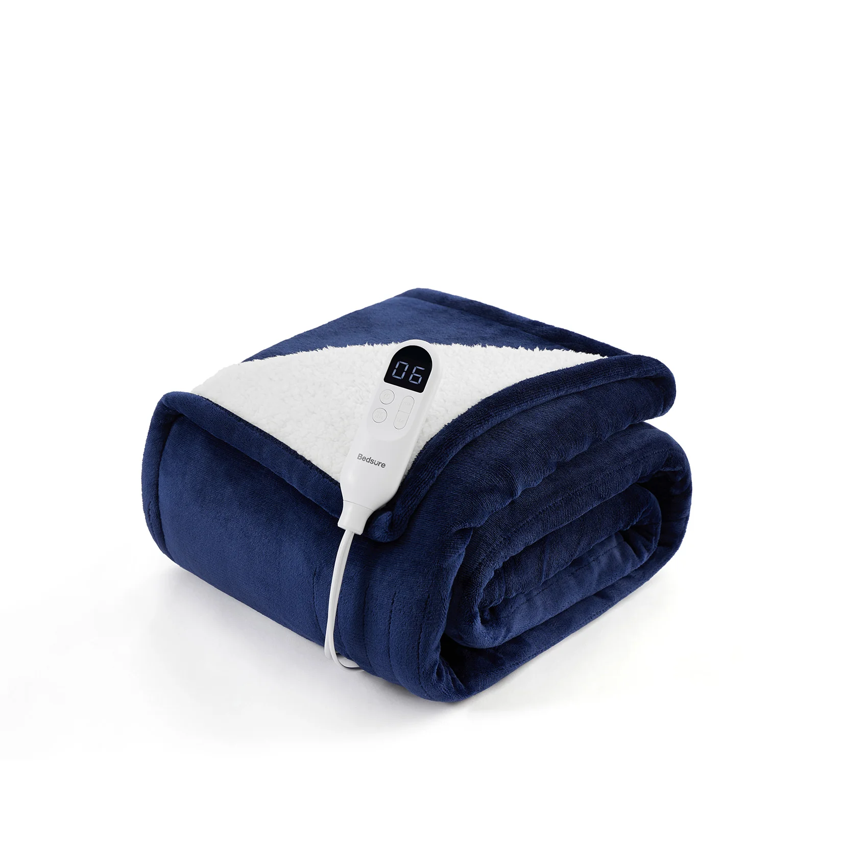 GentleSoft® Solid Flannel Heated Blanket