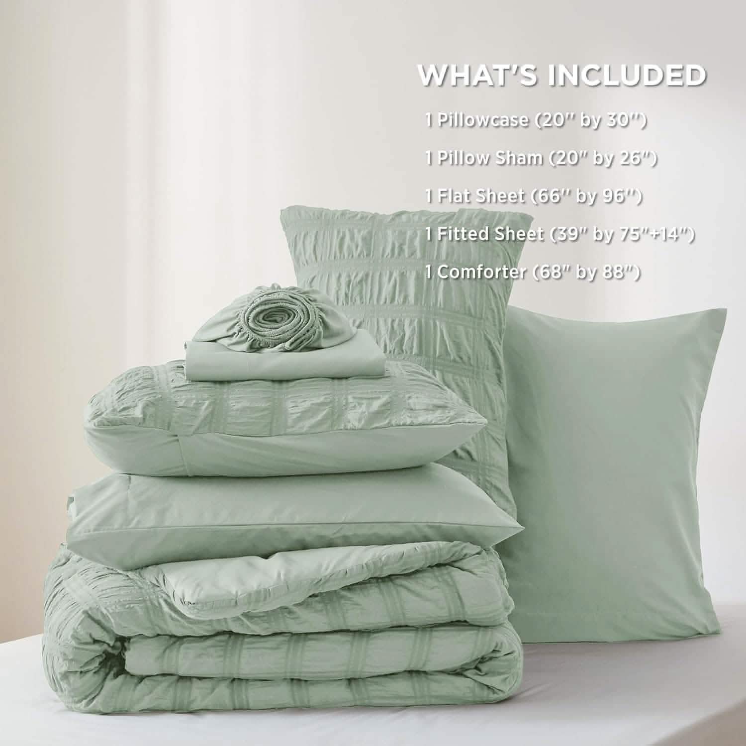 GentleSoft® Seersucker Bed-in-a-Bag