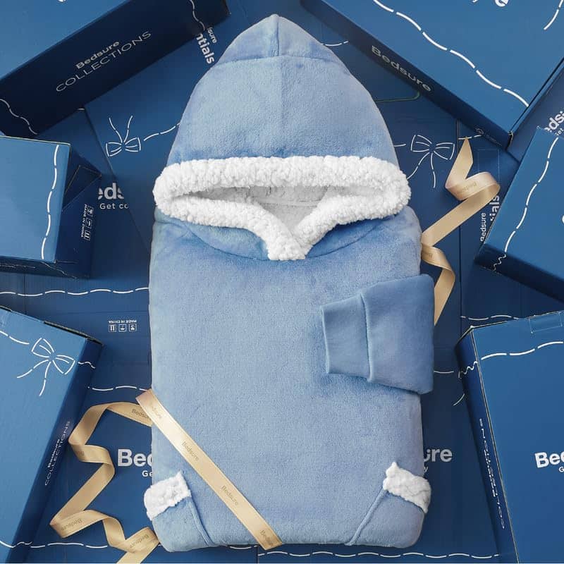GentleSoft® Sherpa Fleece Wearable Blanket