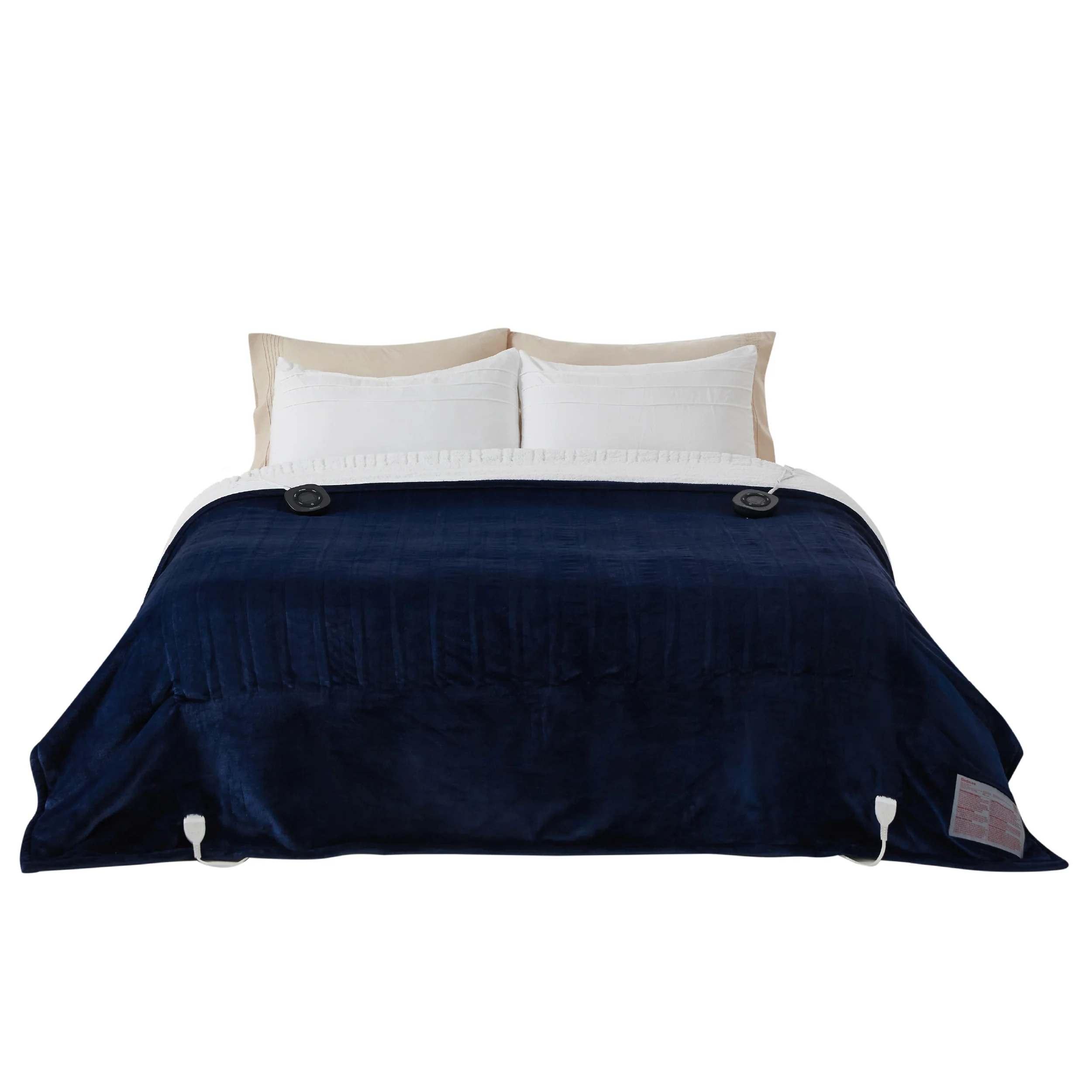GentleSoft® Solid Flannel Heated Blanket